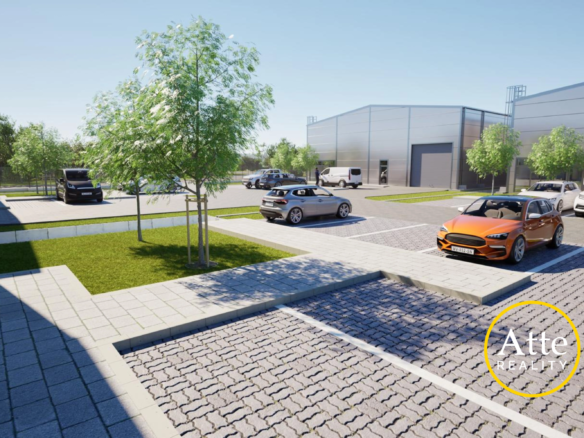 Novostavba skladovej a administratívnej haly 536,73 m² v Zavare